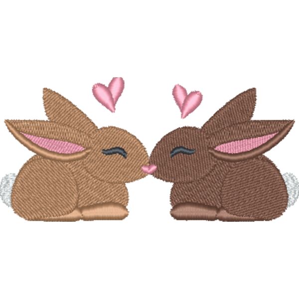 Bunnies Kissing Thumbnail