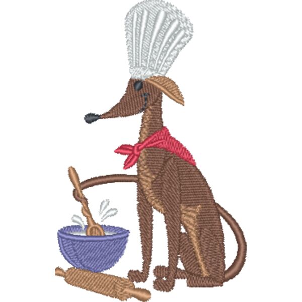 Chef Dog a stirring tail Thumbnail