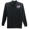Long Sleeve Silk Touch Polo with Pocket Thumbnail