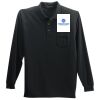 Long Sleeve Silk Touch Polo with Pocket Thumbnail