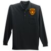 Long Sleeve Silk Touch Polo with Pocket Thumbnail
