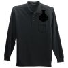 Long Sleeve Silk Touch Polo with Pocket Thumbnail