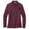 Ladies Silk Touch Long Sleeve Polo Thumbnail