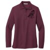 Ladies Silk Touch Long Sleeve Polo Thumbnail