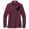 Ladies Silk Touch Long Sleeve Polo Thumbnail