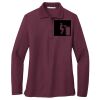 Ladies Silk Touch Long Sleeve Polo Thumbnail