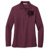 Ladies Silk Touch Long Sleeve Polo Thumbnail