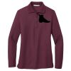 Ladies Silk Touch Long Sleeve Polo Thumbnail