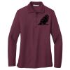 Ladies Silk Touch Long Sleeve Polo Thumbnail