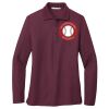 Ladies Silk Touch Long Sleeve Polo Thumbnail