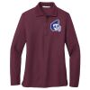 Ladies Silk Touch Long Sleeve Polo Thumbnail