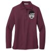 Ladies Silk Touch Long Sleeve Polo Thumbnail