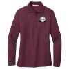 Ladies Silk Touch Long Sleeve Polo Thumbnail