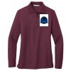 Ladies Silk Touch Long Sleeve Polo Thumbnail