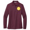 Ladies Silk Touch Long Sleeve Polo Thumbnail