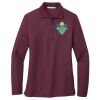Ladies Silk Touch Long Sleeve Polo Thumbnail