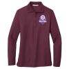 Ladies Silk Touch Long Sleeve Polo Thumbnail