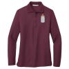 Ladies Silk Touch Long Sleeve Polo Thumbnail