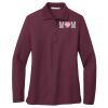 Ladies Silk Touch Long Sleeve Polo Thumbnail