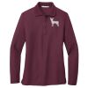 Ladies Silk Touch Long Sleeve Polo Thumbnail