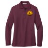 Ladies Silk Touch Long Sleeve Polo Thumbnail