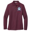 Ladies Silk Touch Long Sleeve Polo Thumbnail