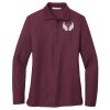 Ladies Silk Touch Long Sleeve Polo Thumbnail