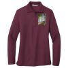 Ladies Silk Touch Long Sleeve Polo Thumbnail