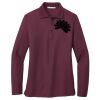 Ladies Silk Touch Long Sleeve Polo Thumbnail