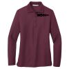 Ladies Silk Touch Long Sleeve Polo Thumbnail