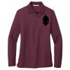 Ladies Silk Touch Long Sleeve Polo Thumbnail