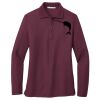 Ladies Silk Touch Long Sleeve Polo Thumbnail