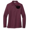 Ladies Silk Touch Long Sleeve Polo Thumbnail