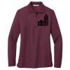 Ladies Silk Touch Long Sleeve Polo Thumbnail