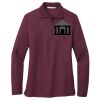 Ladies Silk Touch Long Sleeve Polo Thumbnail
