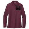 Ladies Silk Touch Long Sleeve Polo Thumbnail