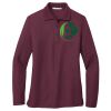 Ladies Silk Touch Long Sleeve Polo Thumbnail