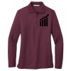 Ladies Silk Touch Long Sleeve Polo Thumbnail