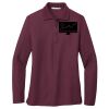 Ladies Silk Touch Long Sleeve Polo Thumbnail