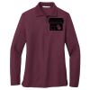 Ladies Silk Touch Long Sleeve Polo Thumbnail