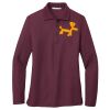 Ladies Silk Touch Long Sleeve Polo Thumbnail