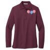 Ladies Silk Touch Long Sleeve Polo Thumbnail