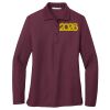 Ladies Silk Touch Long Sleeve Polo Thumbnail