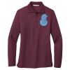 Ladies Silk Touch Long Sleeve Polo Thumbnail