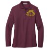 Ladies Silk Touch Long Sleeve Polo Thumbnail