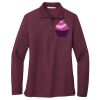 Ladies Silk Touch Long Sleeve Polo Thumbnail
