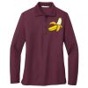 Ladies Silk Touch Long Sleeve Polo Thumbnail