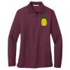 Ladies Silk Touch Long Sleeve Polo Thumbnail
