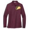 Ladies Silk Touch Long Sleeve Polo Thumbnail
