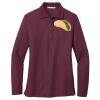 Ladies Silk Touch Long Sleeve Polo Thumbnail